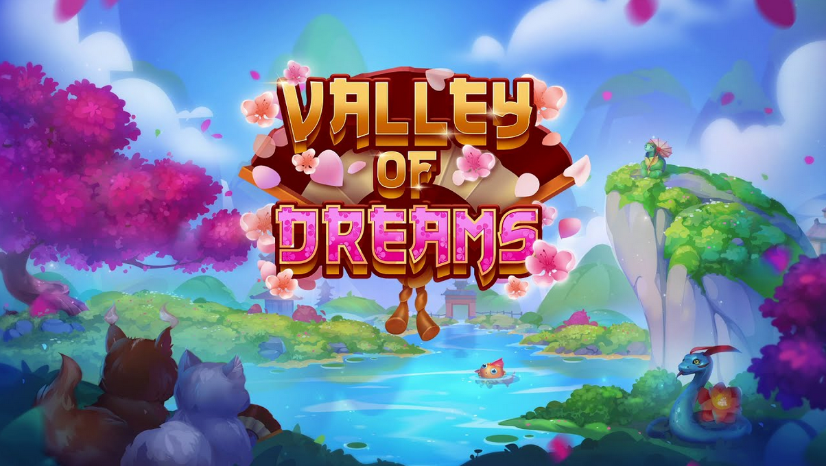 Slot Valley of Dreams, jogo de caça-níqueis, apostas online, cassino, magia.